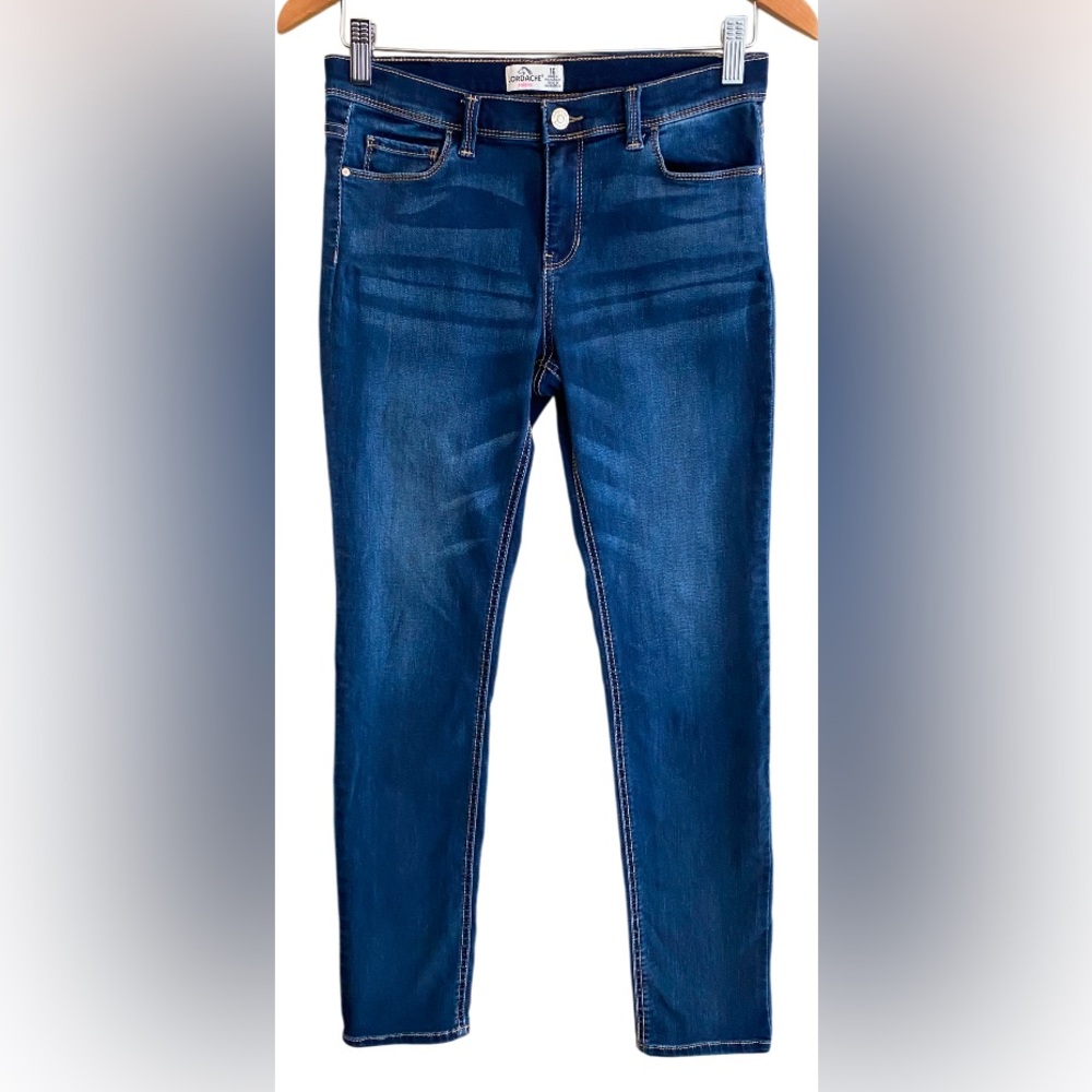 Jordache: Skinny Denim Blue Jeans 
Size: 16